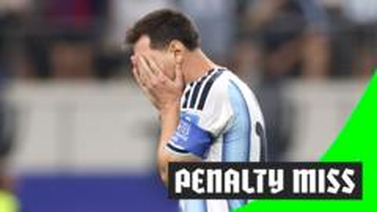 'He is human' - Messi misses from the spot as he chases scoring record