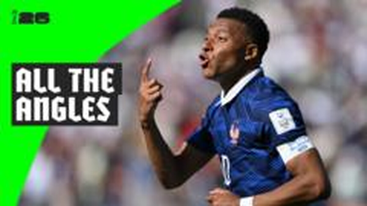 'Magnifique!' All the angles of Mbappe's long-range strike