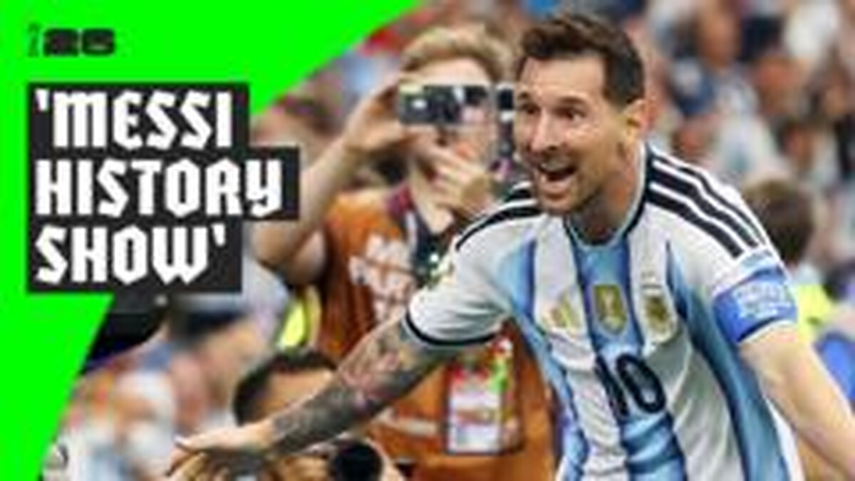 Messi adds another goal to his collection after breaking record