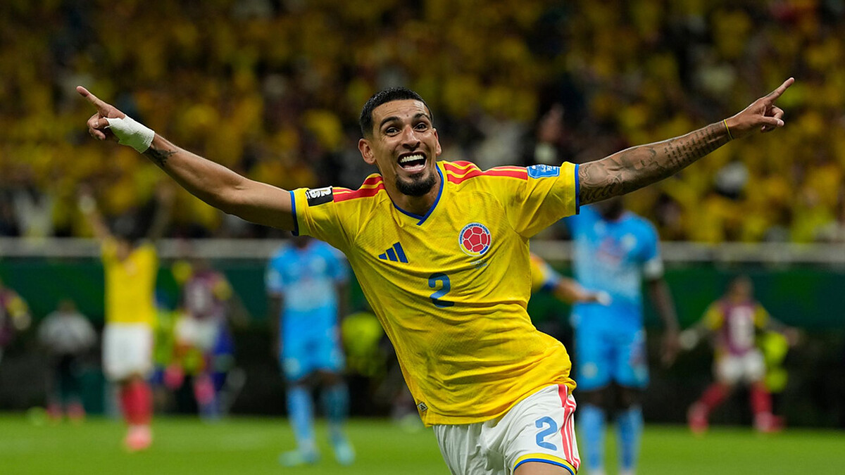 Munoz strike ends DR Congo resistance and sends Colombia into last 32