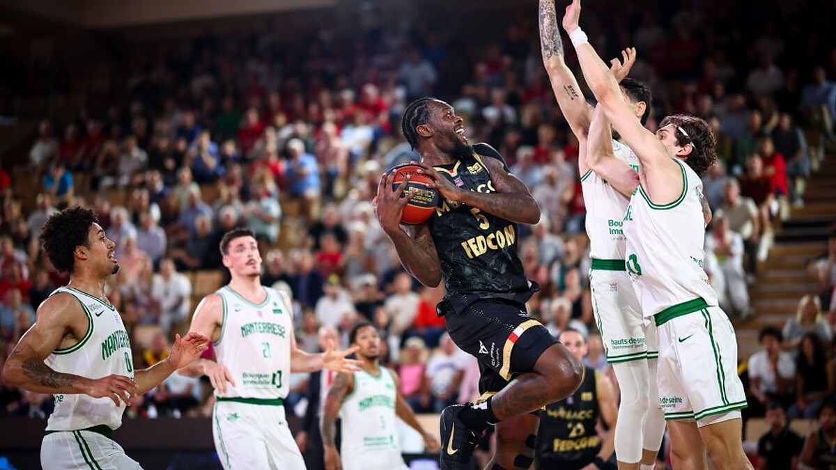 Nanterre crushes Monaco after a comeback and takes Game 2