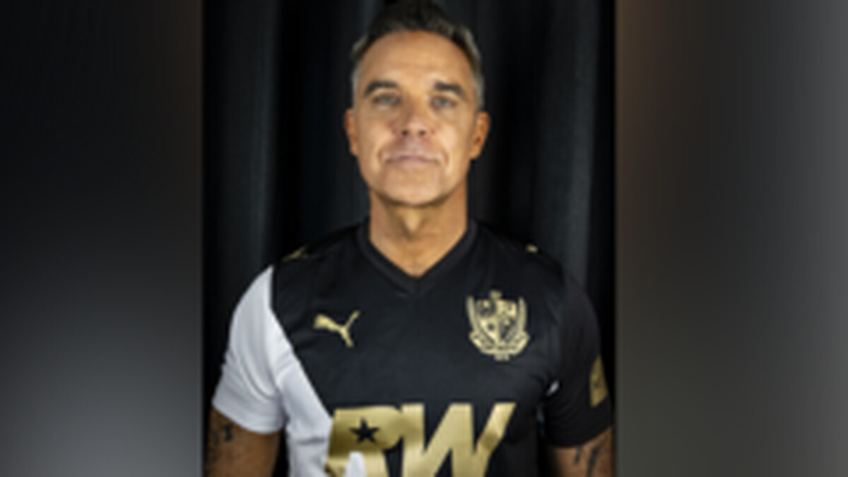 Robbie Williams named Port Vale shirt sponsor