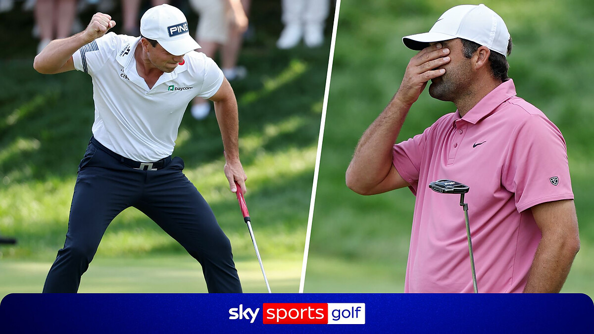 Scheffler misses short putt in play-off as Hovland claims Travelers Championship