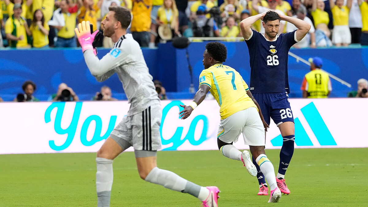 Scotland face anxious wait after punishing loss to Brazil