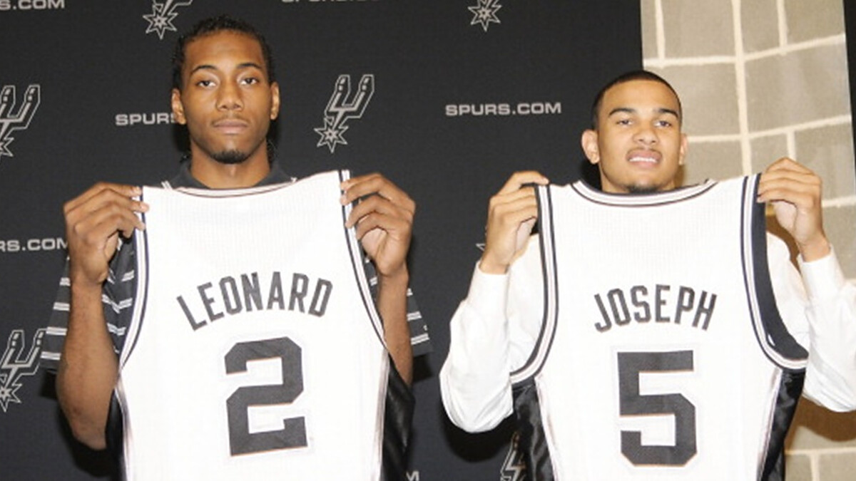 Spurs champions Kawhi Leonard and Cory Joseph reunite in Athens
