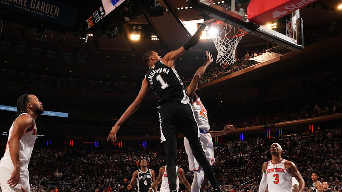 Wembanyama drops 32 points, Spurs bounce back in New York