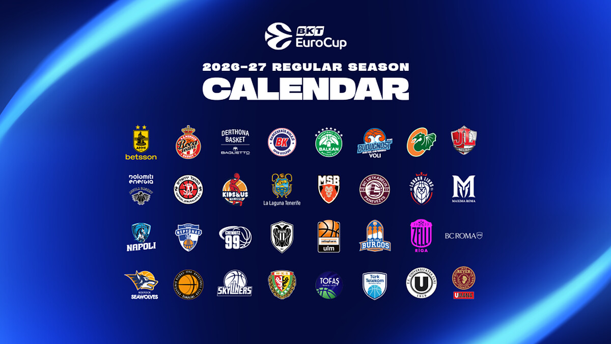BKT EuroCup announces the 2026-27 schedule