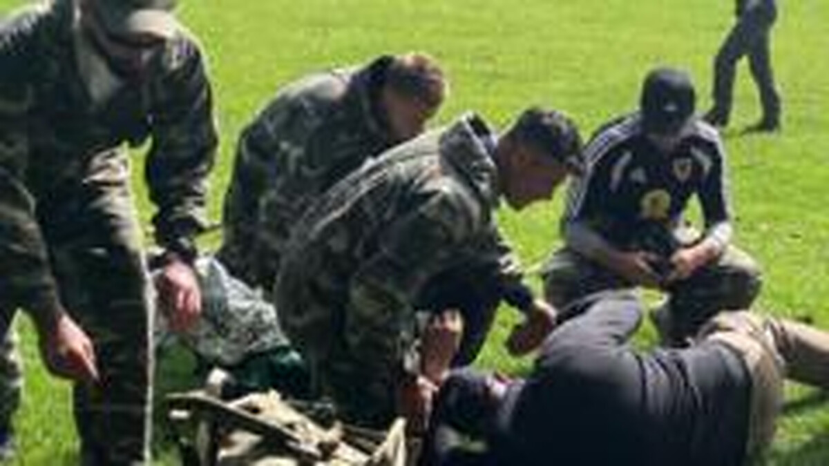 Bombs, blood, ambushes - football coaching with the army