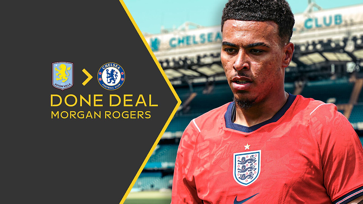 Chelsea sign Rogers in record-breaking £117m deal