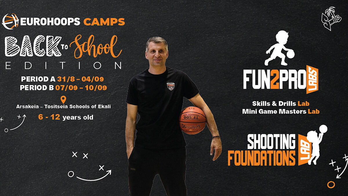 Eurohoops Camps | Back To School Edition: The best “warm-up” before heading back to the classroom!