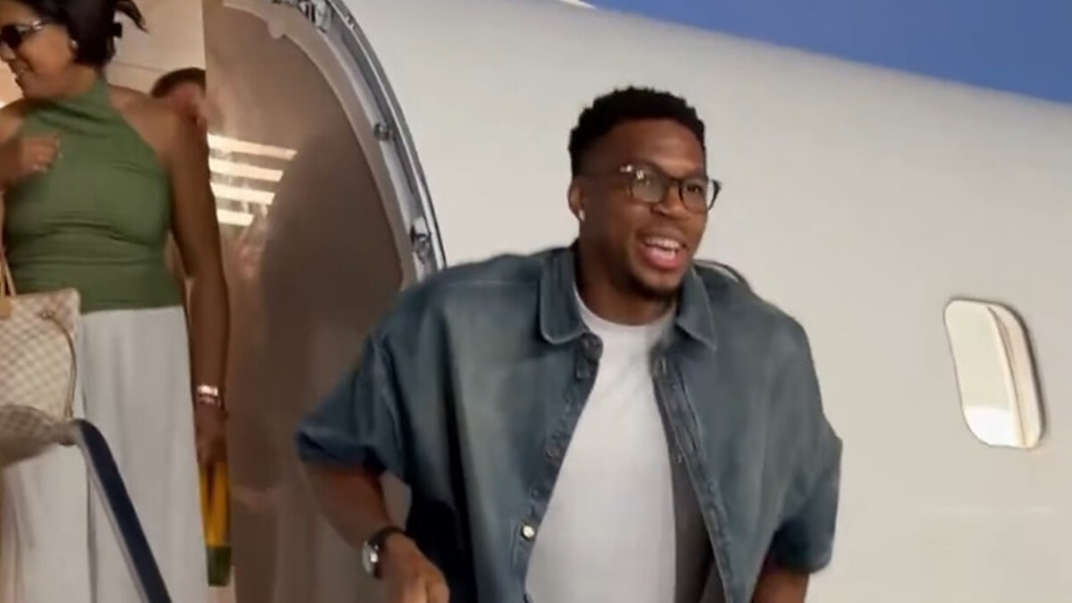 Giannis arrives in Miami: “I’m excited, I feel good”
