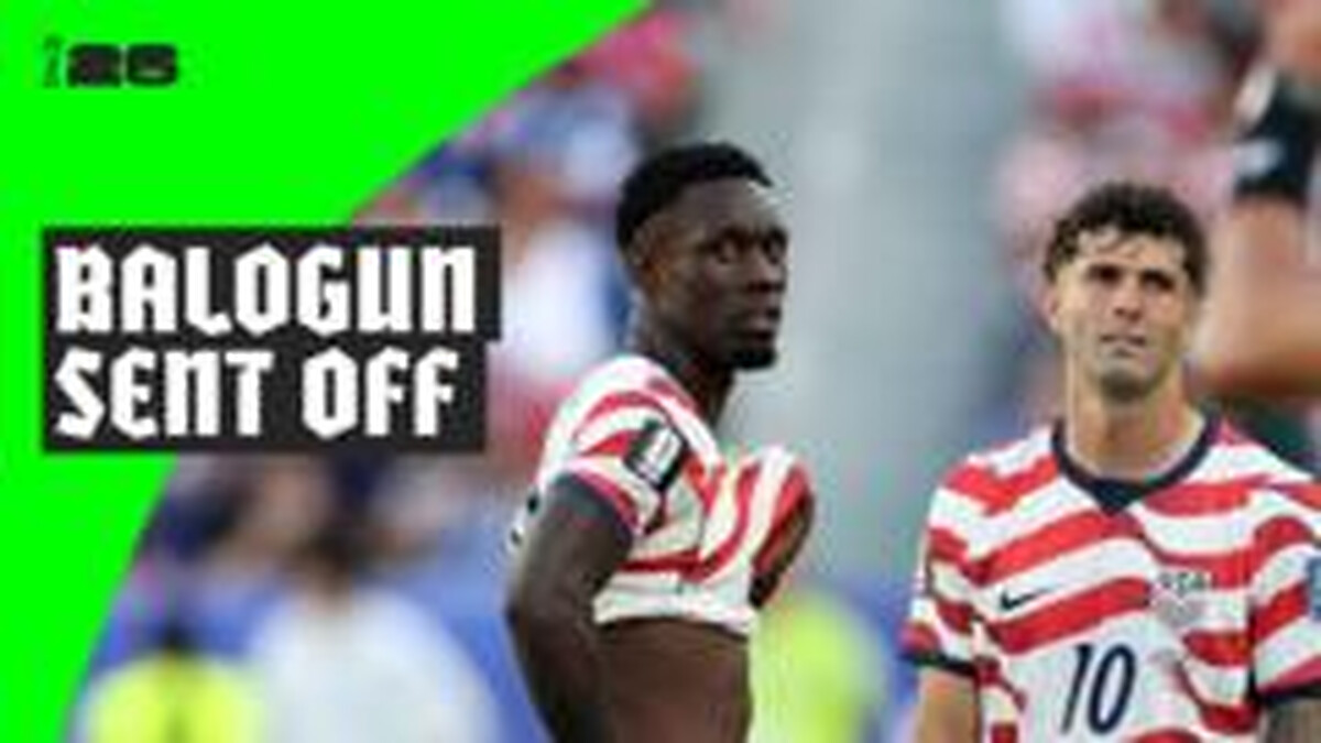 Goalscorer Balogun sent off for USA