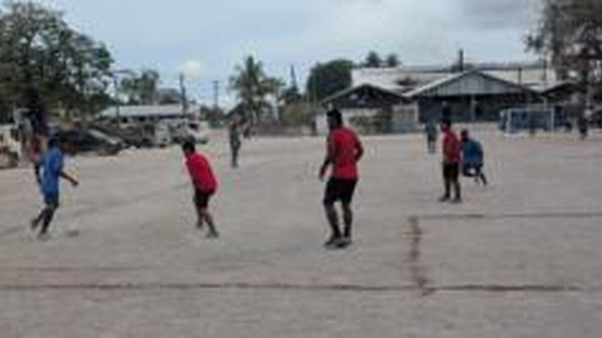 Introducing football to the country with one pitch