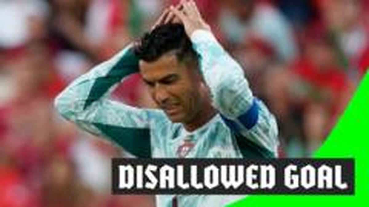 Ronaldo has equaliser ruled out for offside