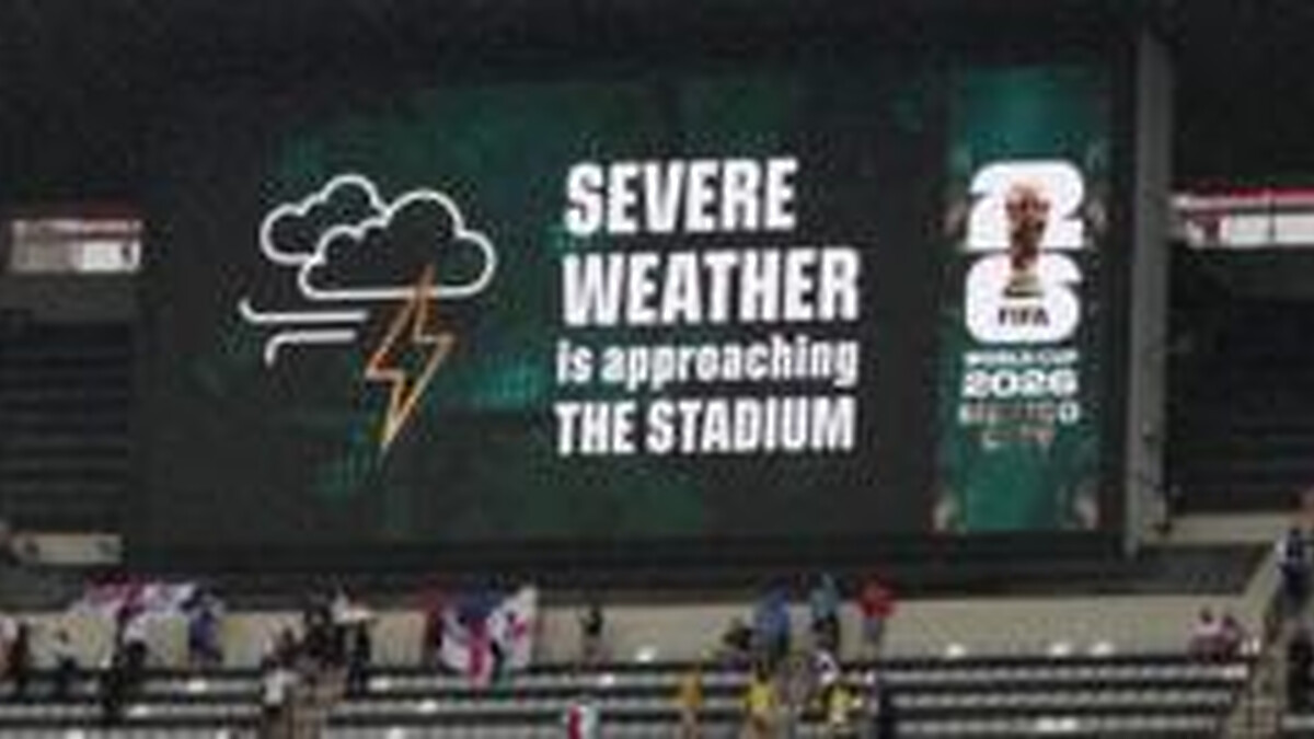 Shelter-in-place order at Azteca before Mexico-England because of weather