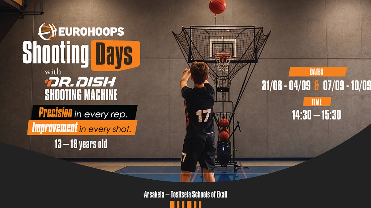 Shooting Days with the Dr. Dish Shooting Machine at Arsakeia-Tositseia Schools of Ekali ahead of the new season