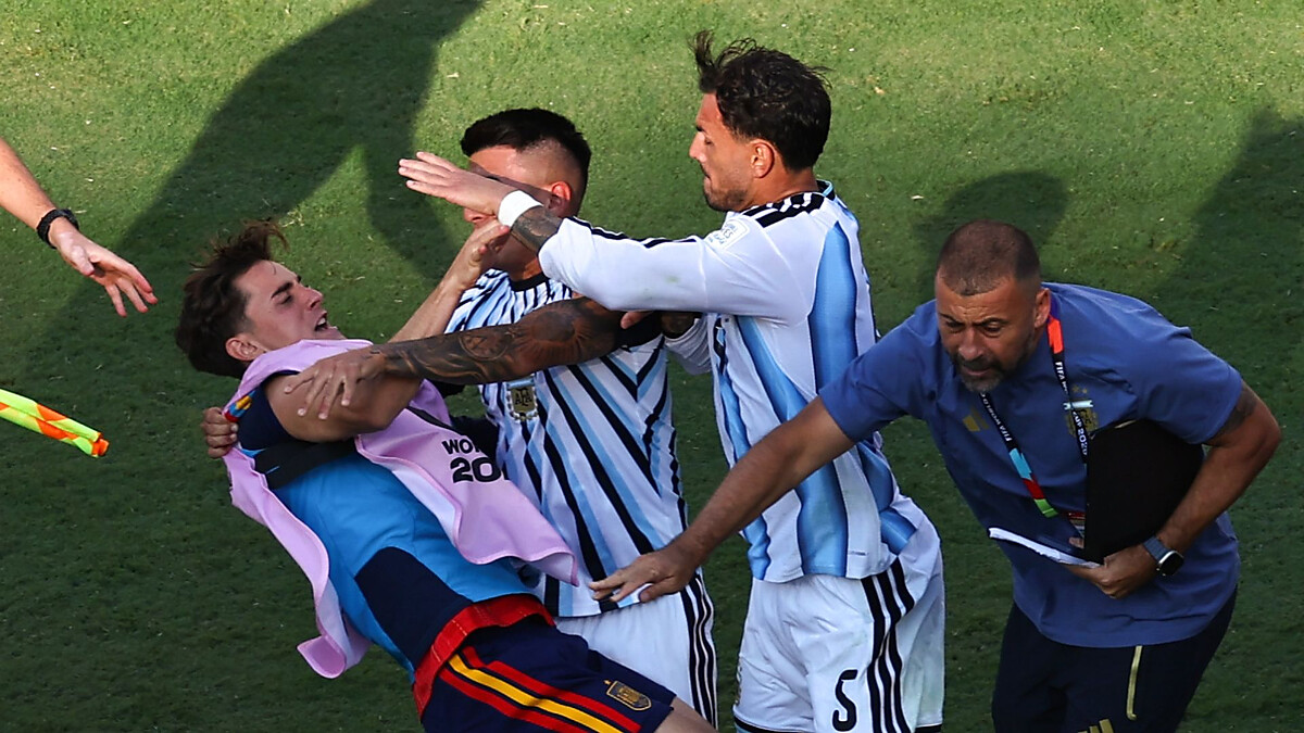 Spain coach says Argentina behaviour 'intolerable' after World Cup final