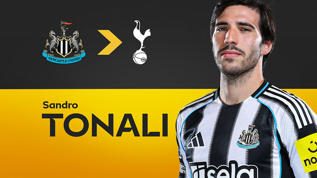 Spurs smash transfer record again to sign Tonali in £100m deal