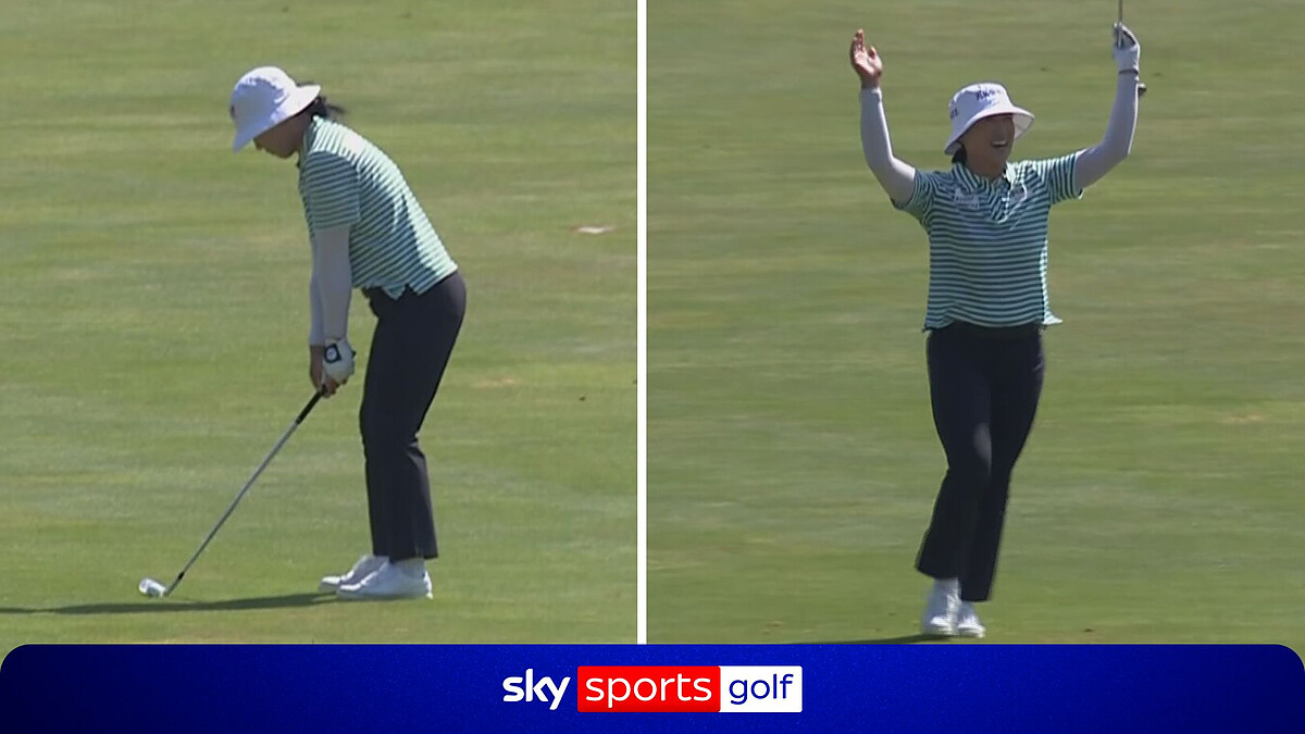 'What a shot!' | Yang holes out at Evian Championship