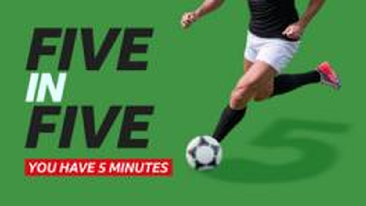 Five in Five: Football quiz No 1