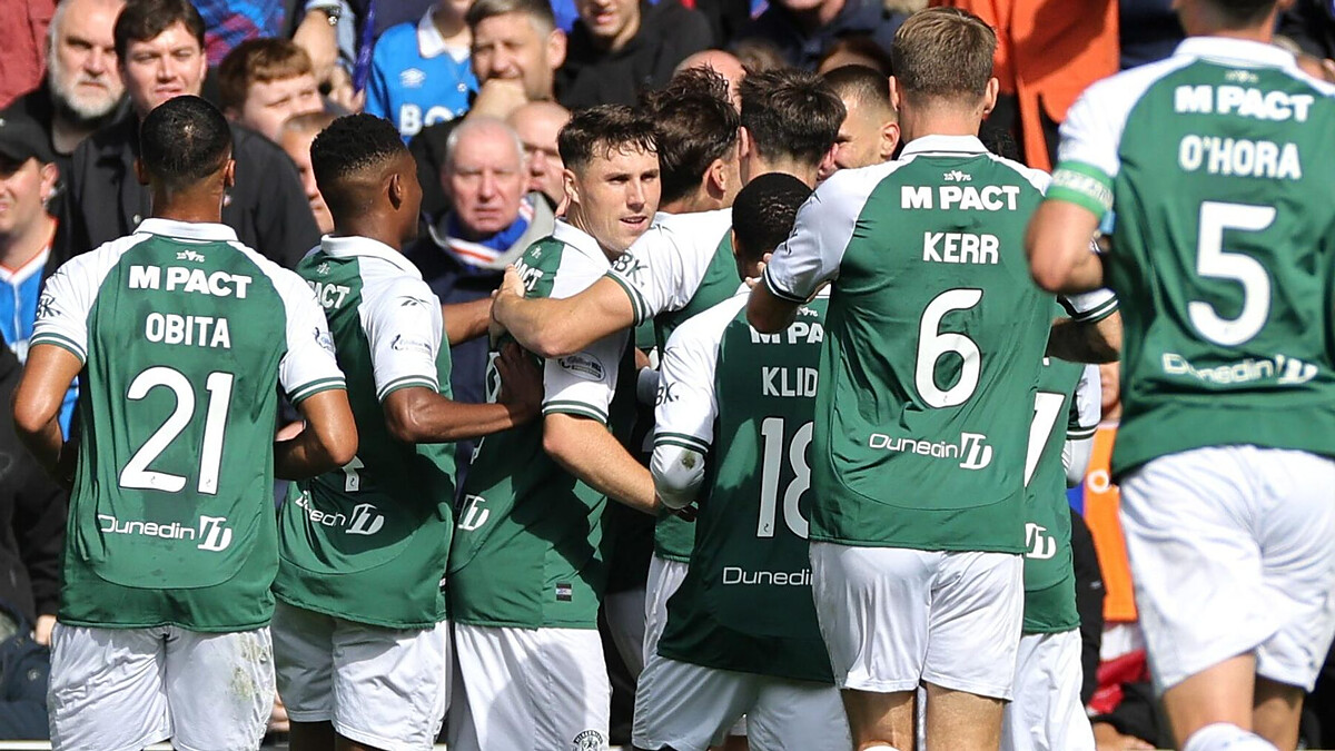 Hibs lead at Rangers after Celtic hit five at Kilmarnock LIVE!