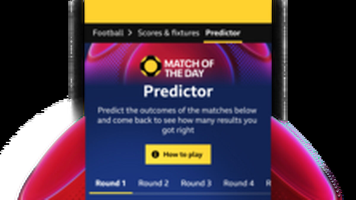 Play BBC Sport's new Match of the Day Predictor game