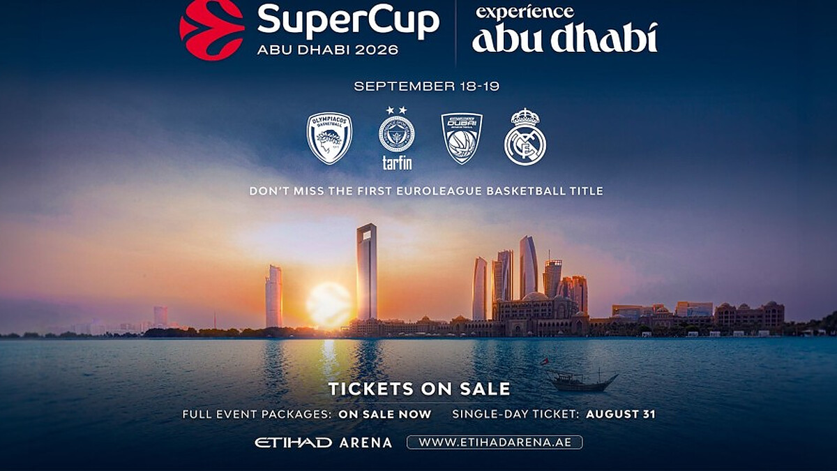 Single-Day Tickets Now on Sale for the Euroleague Basketball SuperCup
