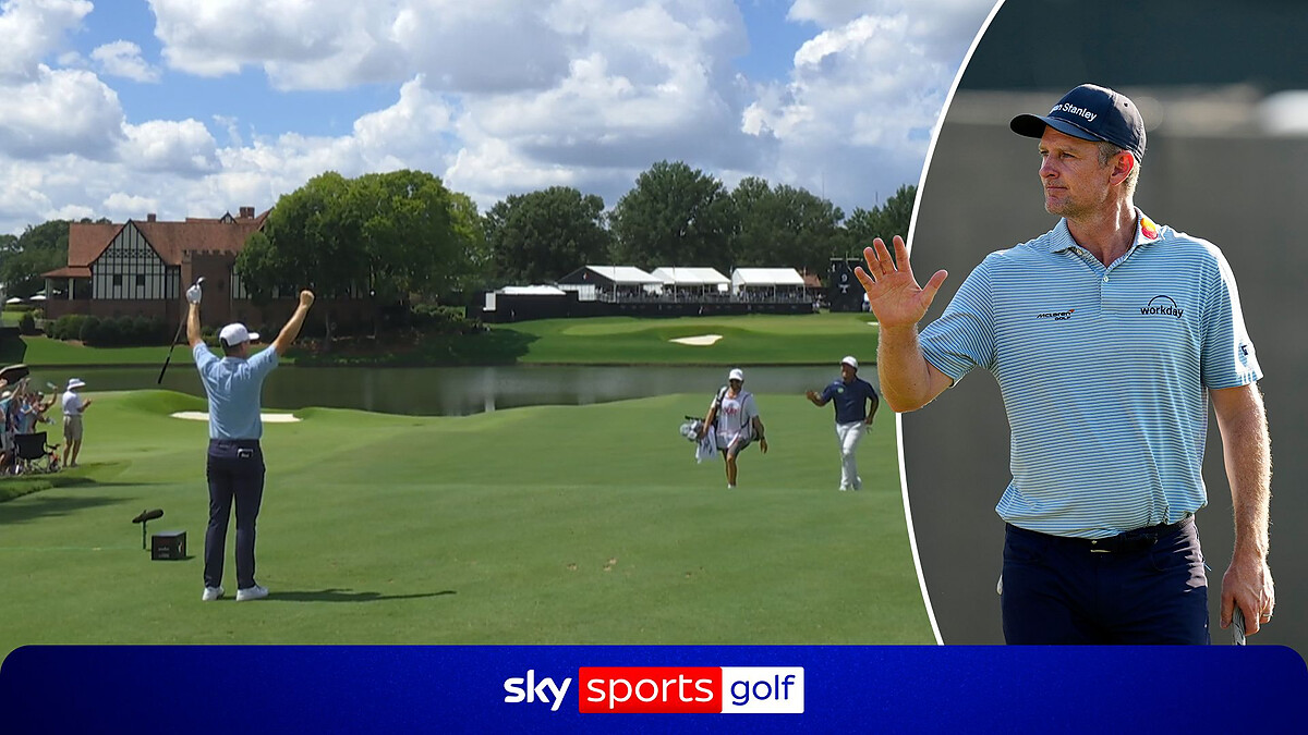 SLAM-DUNK ACE! | Justin Rose makes incredible hole-in-one!