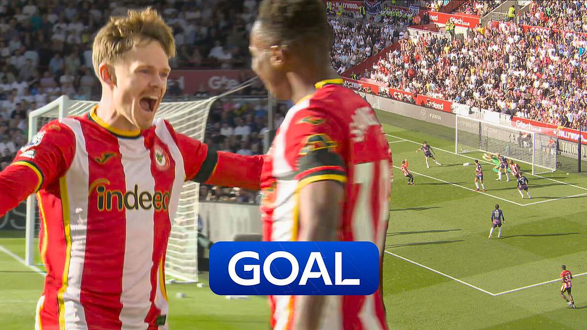 'This is brilliant' | Lewis-Potter puts Brentford ahead vs Spurs