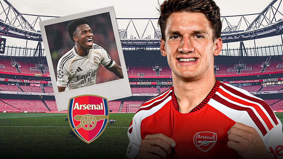 Tzolis unfazed by Vini Jr rumours as fitness champion settles into Arsenal