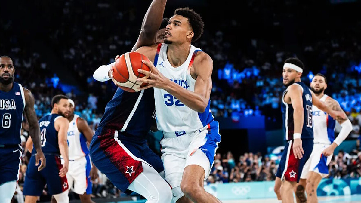 Victor Wembanyama adjusting to FIBA play: “It’s the ball”