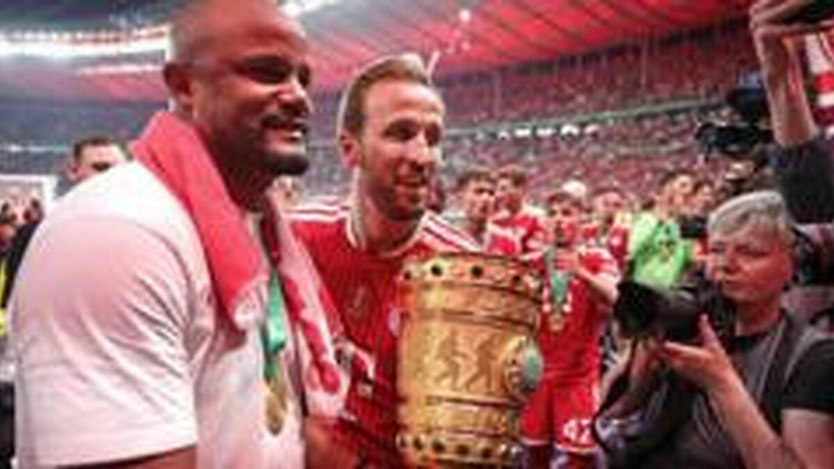 What is the aim for Kompany, Kane and Bayern?