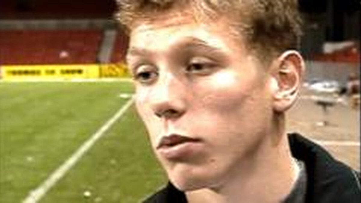 Bellamy scores 1998 winner for Wales against Denmark