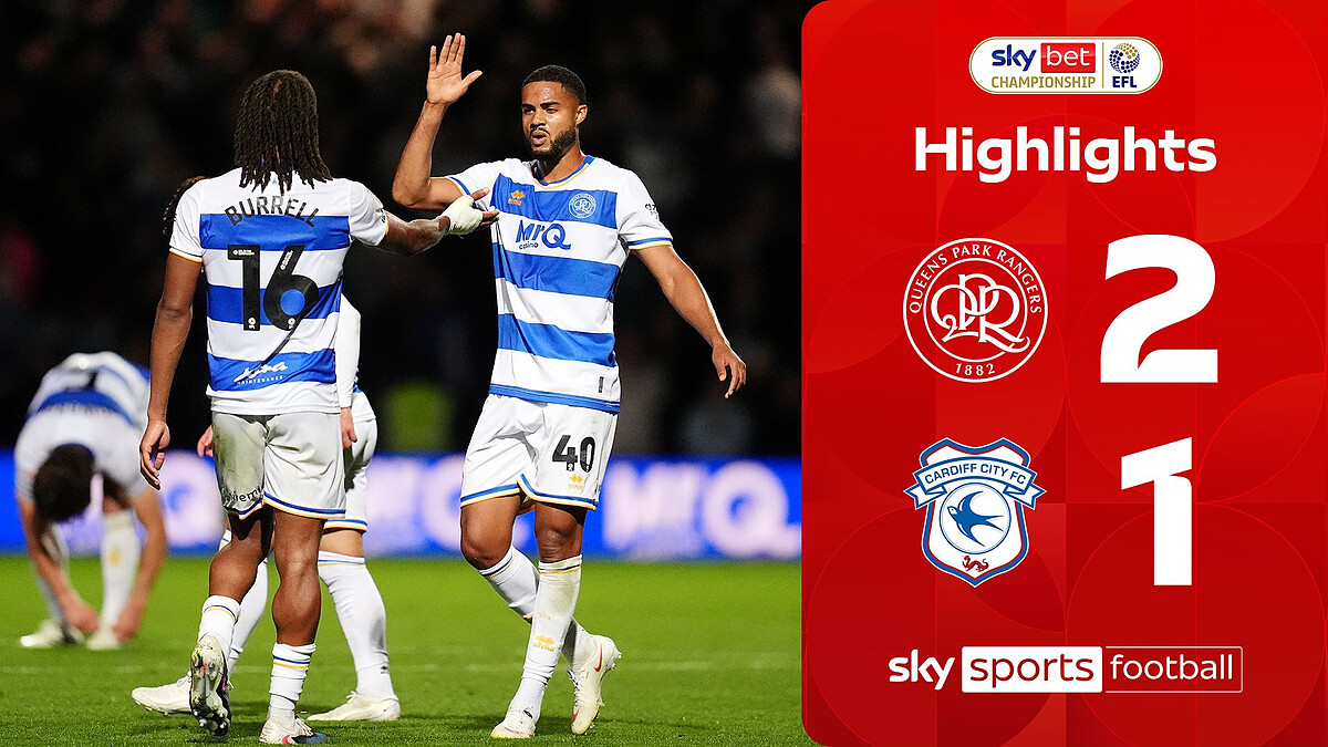 Burrell brace sees QPR beat Cardiff