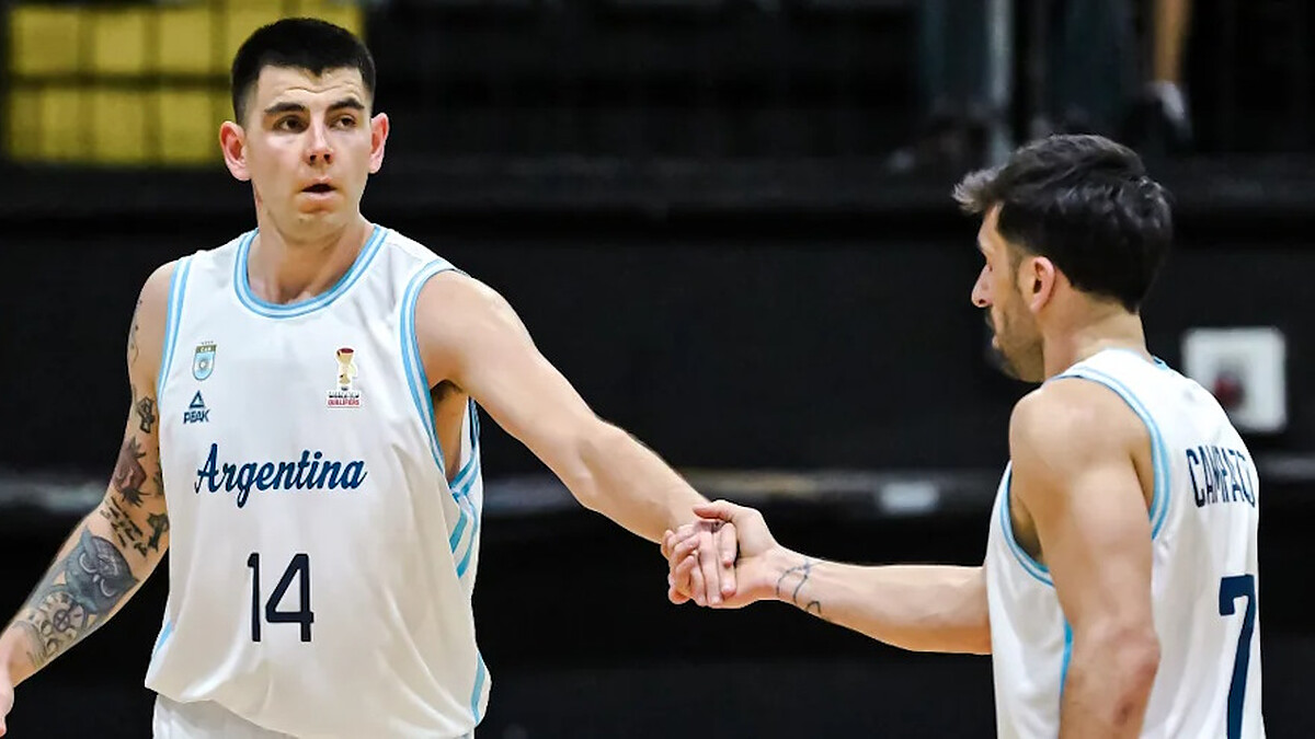 Gabriel Deck suffered a shoulder injury in the game against Canada