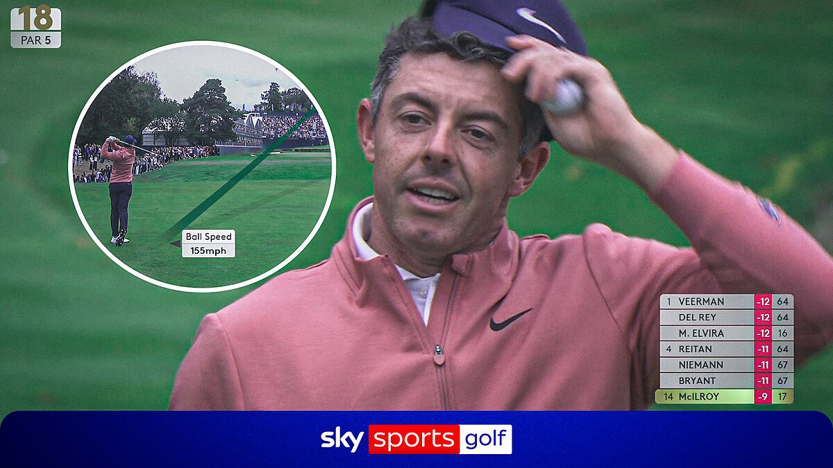 'He's making his presence felt!' - McIlroy makes incredible final-hole eagle!