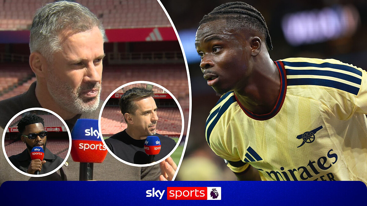 'Saka NEEDS to level up' - Nev, Wright, Carra & Sturridge debate Arsenal's attack