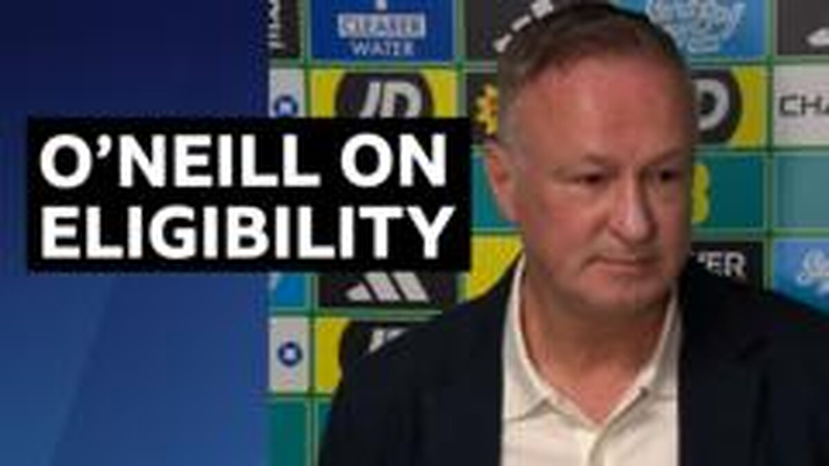 'We can't change the rules' - O'Neill on NI/ROI eligibility