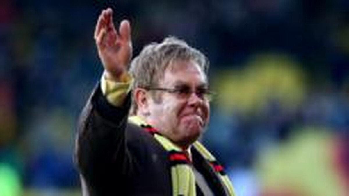 Elton John 'upset and disappointed' with Watford form