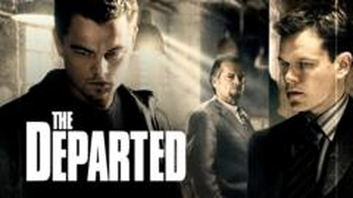 Matt Damon and Leonardo DiCaprio star in a tense 2006 crime thriller